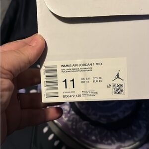 Jordan Sneakers with Black and White Accents